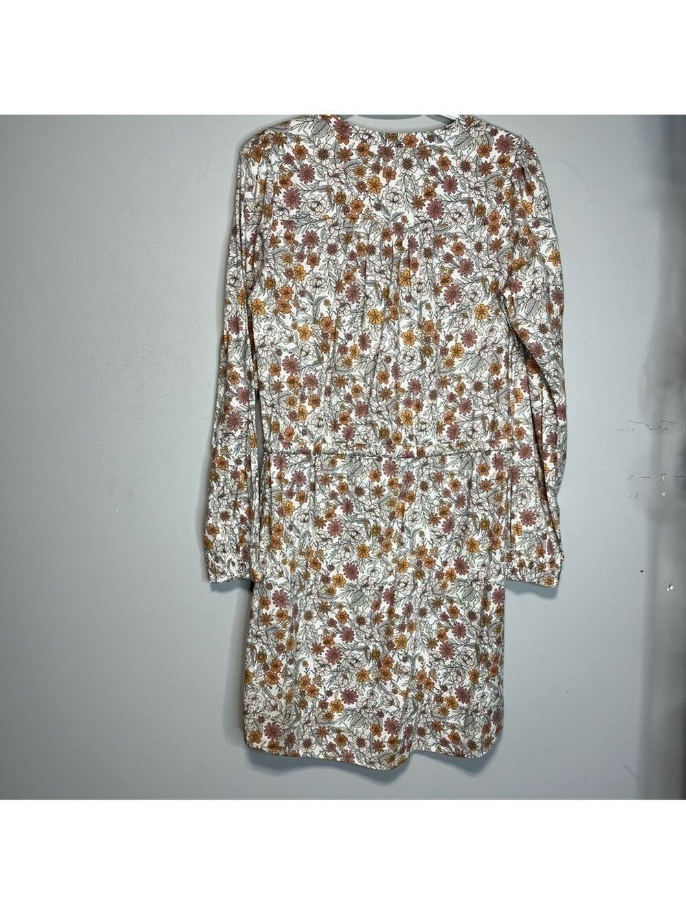 NWT Denver Hayes Floral Print Long Sleeve Tie Waist Dress, size M - Picture 7 of 13
